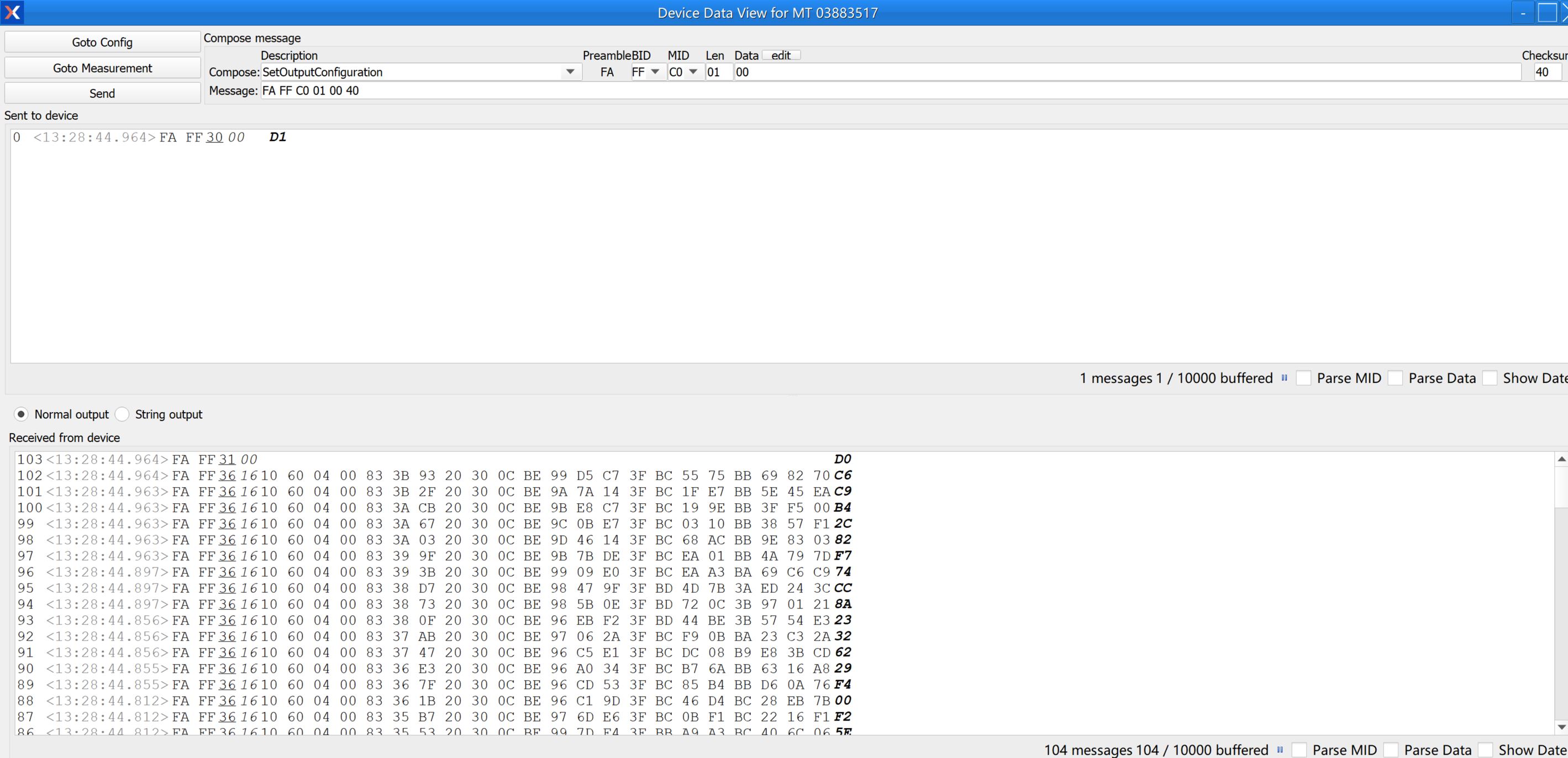 How to use Device Data View to learn MT Low Level Communications