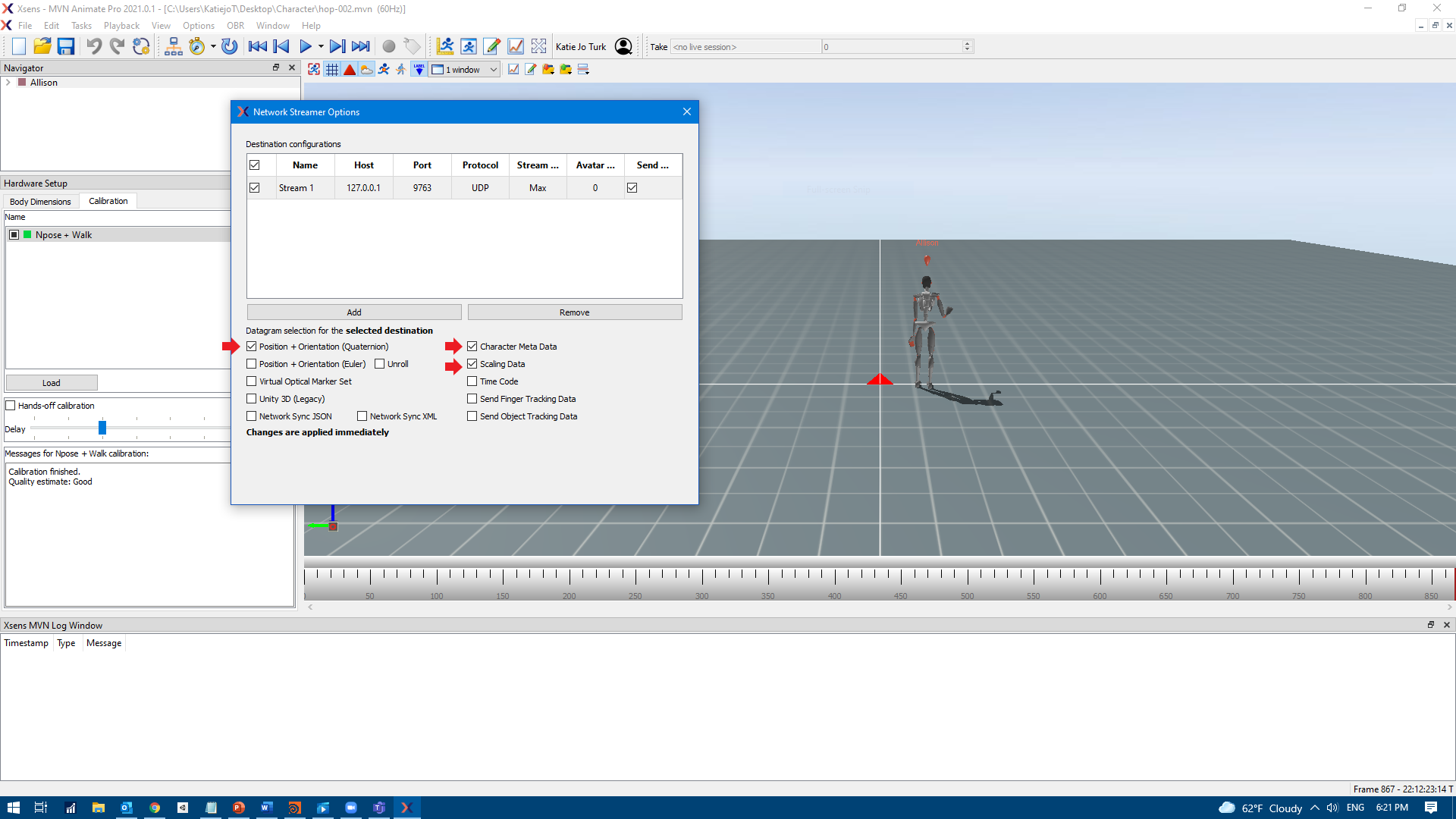 Stream Live Xsens Motion Capture Data & Retarget in Houdini
