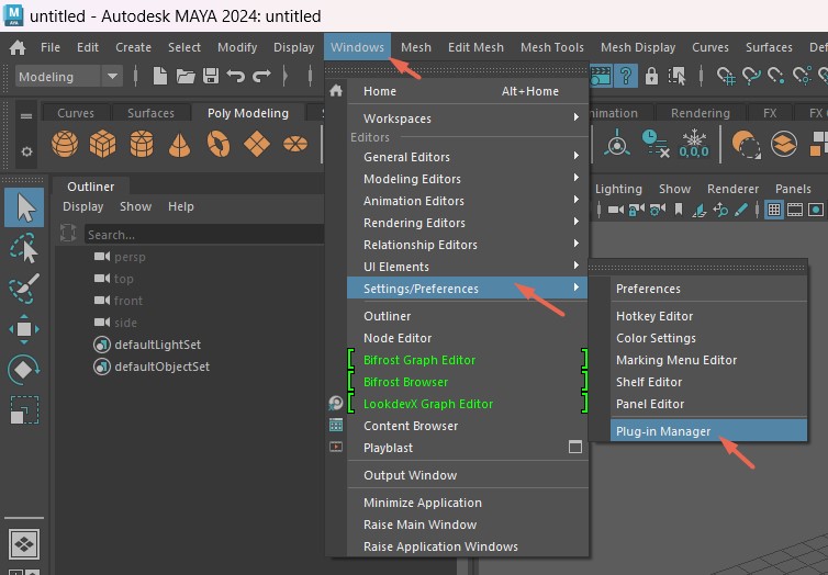MVN Maya Live Plugin