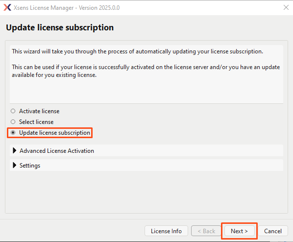 License Details & Renewal
