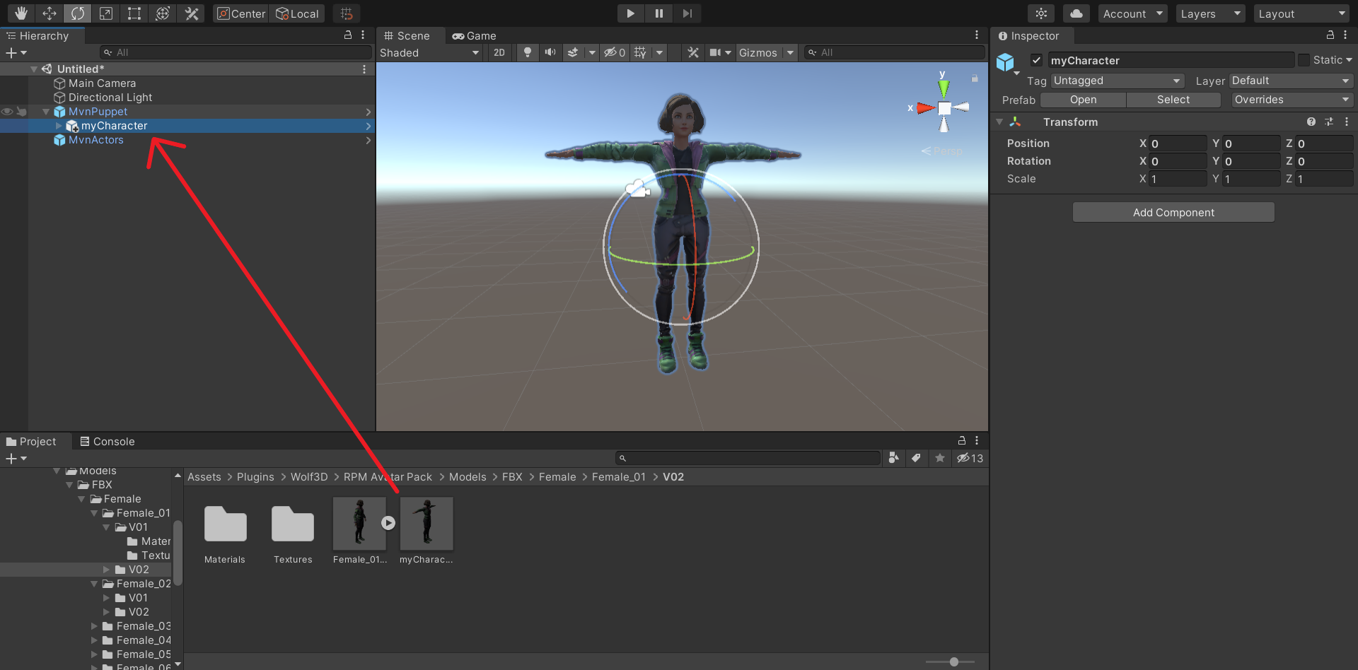 MVN Unity Live Plugin 2020.0