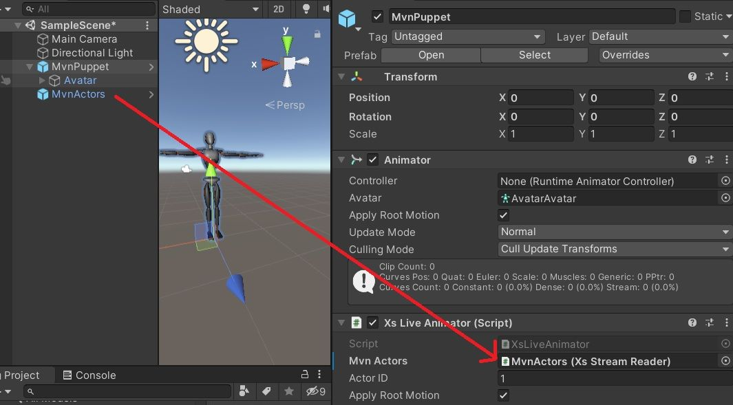 MVN Unity Live Plugin 2020.0