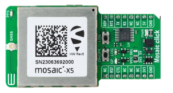 Interfacing a GNSS/INS device with the Septentrio Mosaic-X5 GNSS receiver