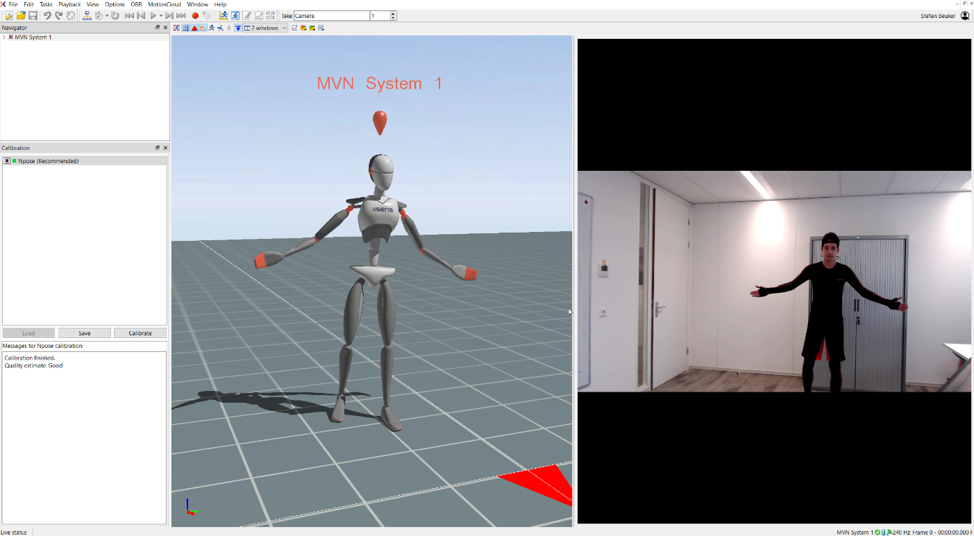 Set up a webcam as a reference camera